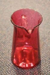 Victorian Ruby Glass Jug 