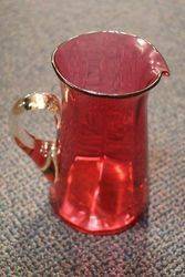 Victorian Ruby Glass Jug 