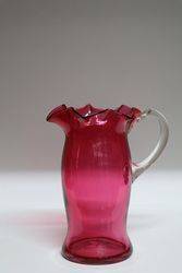 Victorian Ruby Glass Jug 