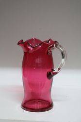 Victorian Ruby Glass Jug 