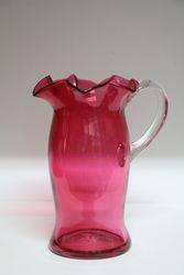 Victorian Ruby Glass Jug 