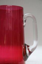 Victorian Ruby Glass Jug  