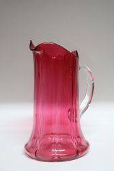 Victorian Ruby Glass Jug  