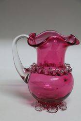 Victorian Ruby Glass Miniature Jug 
