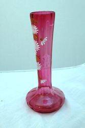 Victorian Ruby Glass Vase