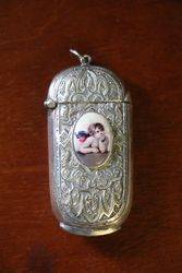 Victorian Silver Vesta Case 