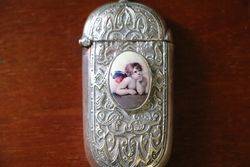 Victorian Silver Vesta Case 