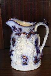 Victorian Staffordshire Jug Royal Children C1860 3