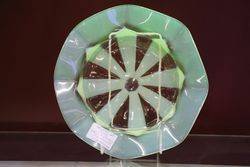 Victorian Vaseline Glass Bowl  
