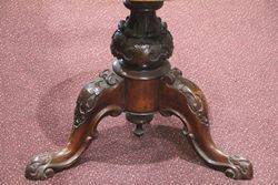 Victorian Walnut Revolving Piano Stool 