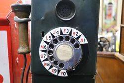 Vintage 10c Coin Operated  Phone 