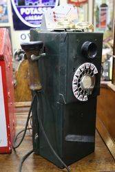 Vintage 10c Coin Operated  Phone 