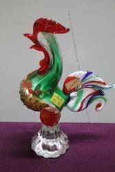 Vintage 1960and39s Murano CockerelRooster 