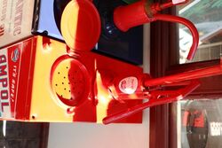 Vintage Ampol Hi Boy Motor Oil Garage Dispenser 