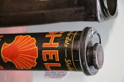 Vintage BPShell Duo Petrol Can with Shell Oil Can Insert