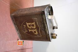 Vintage BP Shell Duo Petrol Can with Shell Oil Can Insert