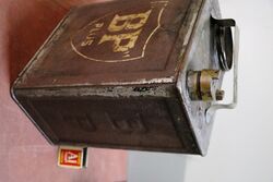 Vintage BP Shell Duo Petrol Can with Shell Oil Can Insert