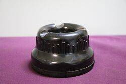 Vintage Brown Bakelite Art Deco Ashtray 