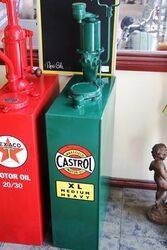 Vintage Castrol Garage HiBoy Oil Dispenser 
