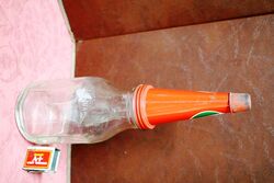 Vintage Castrol Wakefield Quart Bottle with Z Tin Top