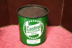 Vintage Castrol Z Industrial Oils 5lb Grease Tin