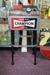 Vintage Champion Spark Plug CleanerTester on Stand 