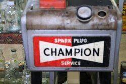 Vintage Champion Spark Plug CleanerTester on Stand 