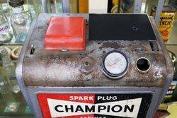 Vintage Champion Spark Plug CleanerTester on Stand 