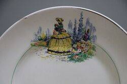 Vintage Crinoline Lady China Trio 