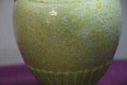 Vintage Crown Devon Speckle Green Vase 