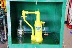 Vintage Duckhamand39s One Pump Oil Dispensing Cabinet 