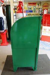 Vintage Duckhamand39s One Pump Oil Dispensing Cabinet 