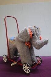 Vintage Elephant Push Toys