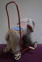 Vintage Elephant Push Toys