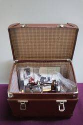 Vintage Essex Sewing Machine With Case And All Accessories 