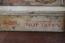 Vintage Fullerand39s Assorted Nut Taffy Toffee Tin 