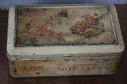 Vintage Fullerand39s Assorted Nut Taffy Toffee Tin 