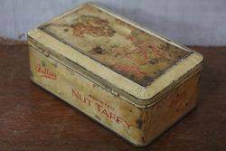 Vintage Fullerand39s Assorted Nut Taffy Toffee Tin 