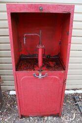 Vintage Garage One Pump Breadbin Dispensing Cabinet 