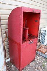 Vintage Garage One Pump Breadbin Dispensing Cabinet 
