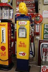 Vintage Gilbarco CM Petrol Pump in Golden Fleece Livery