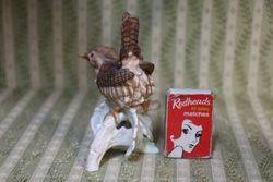 Vintage Goebel Brown Bird Figurines W Germany 