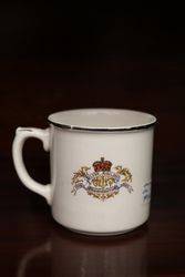 Vintage King George VI Silver Jubilee Commemorative Coronation Mug