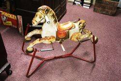 Vintage MOBO Prairie King Rocking Horse 