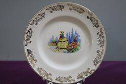 Vintage Maddock China Crinoline Lady Trio 