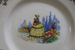 Vintage Maddock China Crinoline Lady Trio 