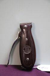 Vintage Maroon Bakelite Viceroy Dry Shaver  Rolls Razor 