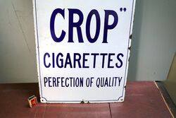 Vintage Mitchelland39s Prize Crop Cigarettes Enamel Sign 
