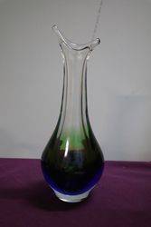 Vintage Murano Art Glass Vase  