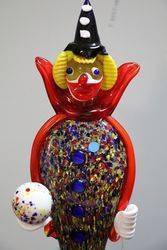 Vintage Murano Glass Clown Figure 